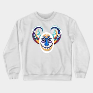 Demon with Thousand Eyes Looking Into the Soul Crewneck Sweatshirt